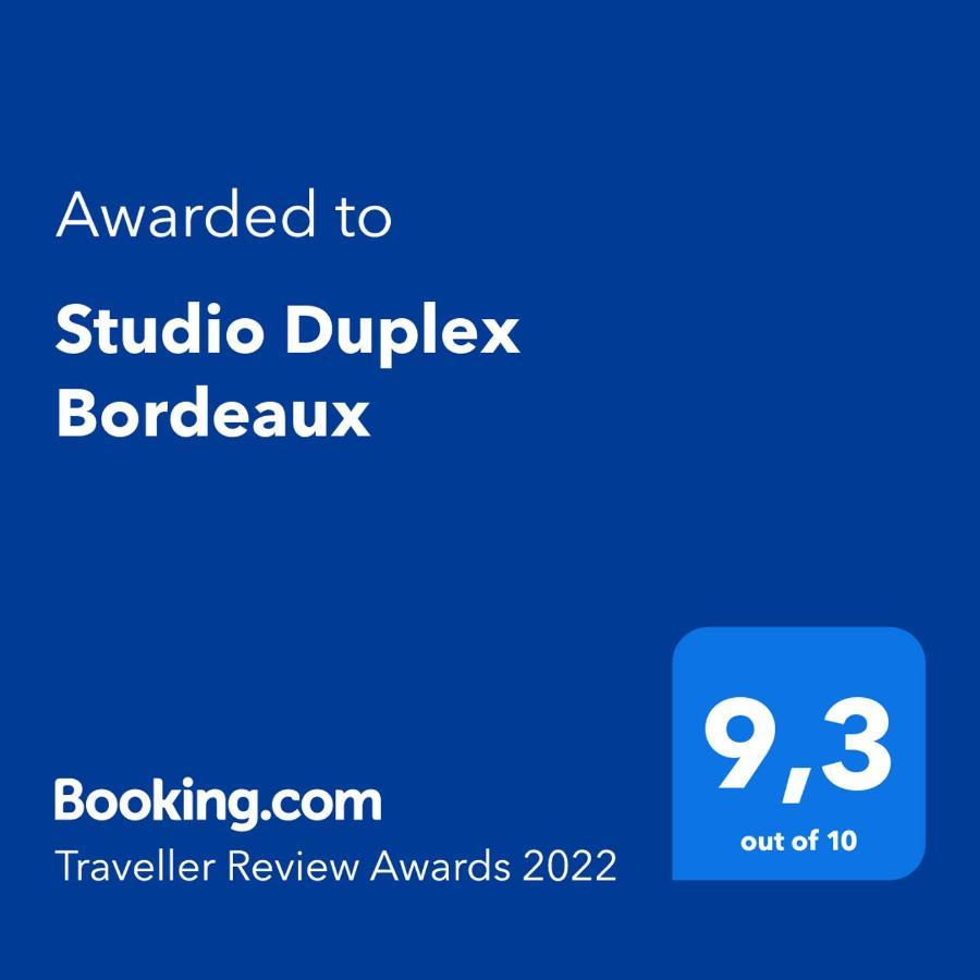 Studio En Duplex-Aircon-Terrasse-Parking-Calme ボルドー エクステリア 写真